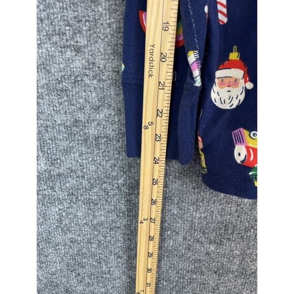 Hanna Anderson Top Women's XXL Blue Long Sleeve 100% Organic Cotton Christmas - Picture 7 of 11